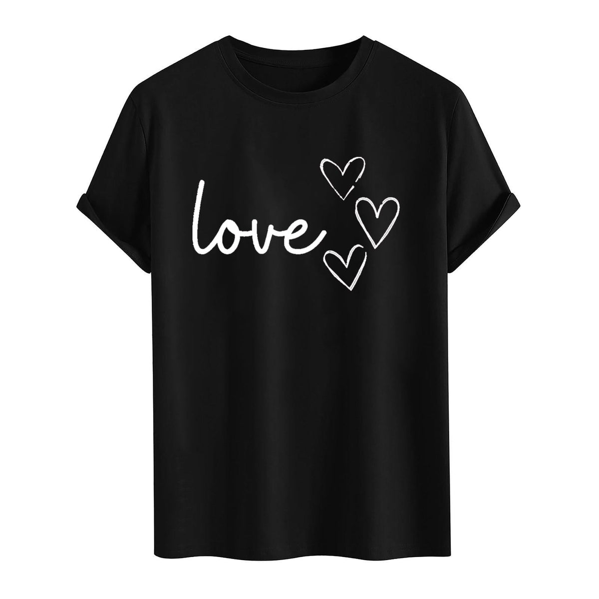 hotojiny Mens Valentine's Day T Shirts Casual Summer Short Sleeve Fashion Tees Breathable Graphic Shirt for Men Women
