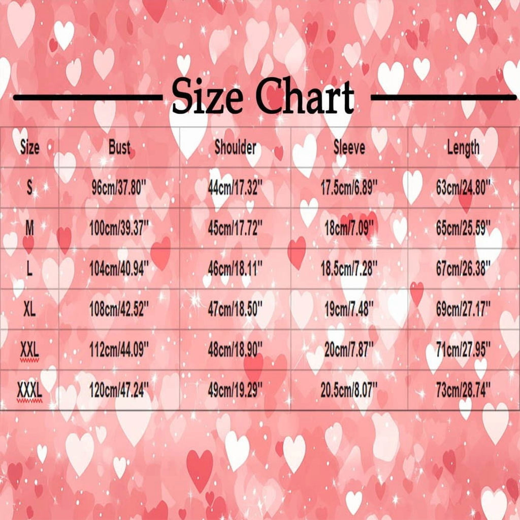 Nmnitkp Womens Tops Valentines Day Graphic Tee - Crewneck Short Sleeve Print Top Black,2XL