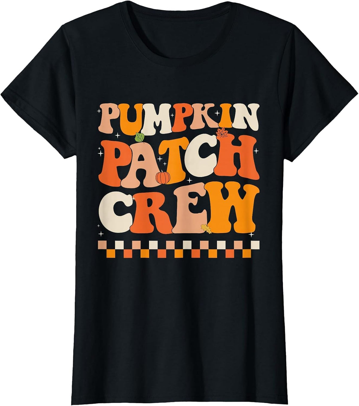Groovy Pumpkin Patch Crew Pumpkin Patch Crew Fall Halloween T-Shirt