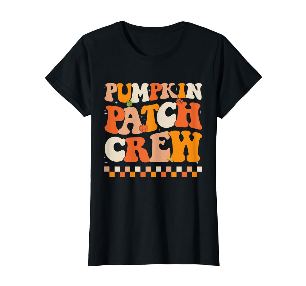 Groovy Pumpkin Patch Crew Pumpkin Patch Crew Fall Halloween T-Shirt