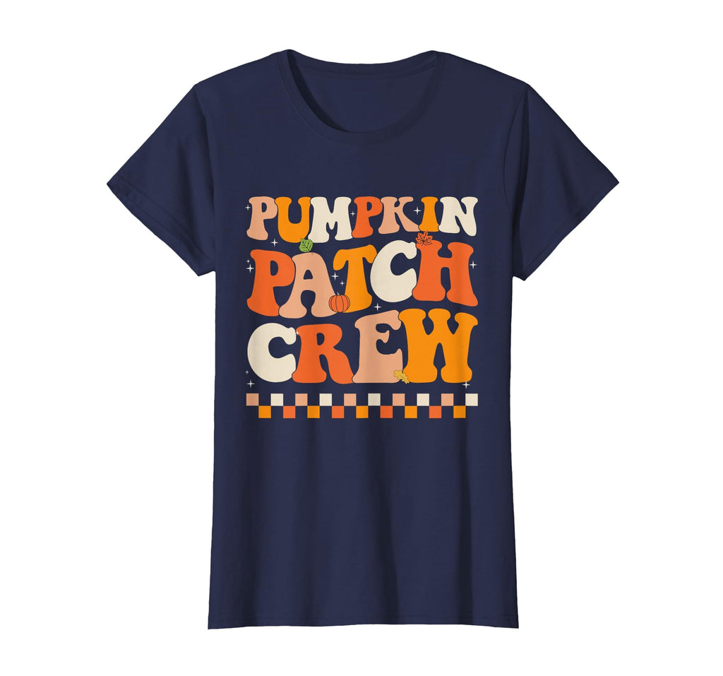 Groovy Pumpkin Patch Crew Pumpkin Patch Crew Fall Halloween T-Shirt