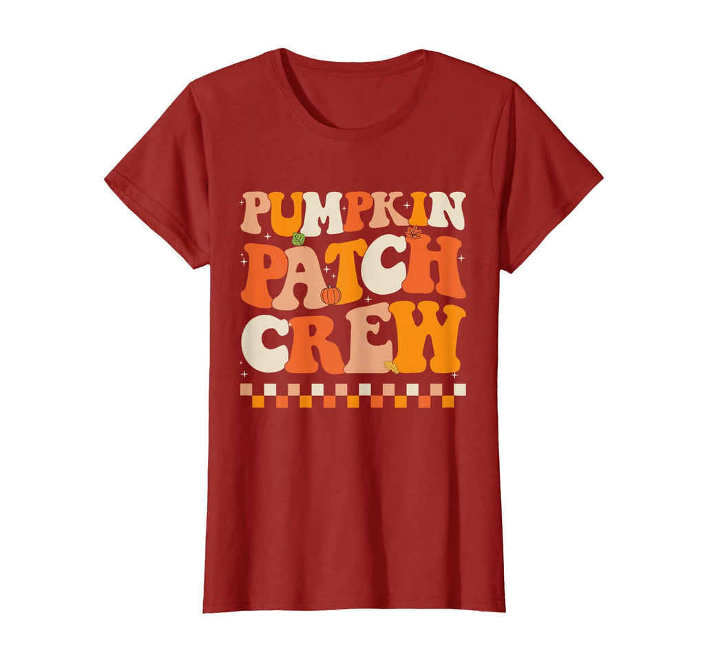 Groovy Pumpkin Patch Crew Pumpkin Patch Crew Fall Halloween T-Shirt