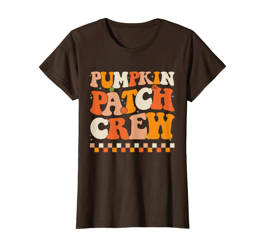 Groovy Pumpkin Patch Crew Pumpkin Patch Crew Fall Halloween T-Shirt