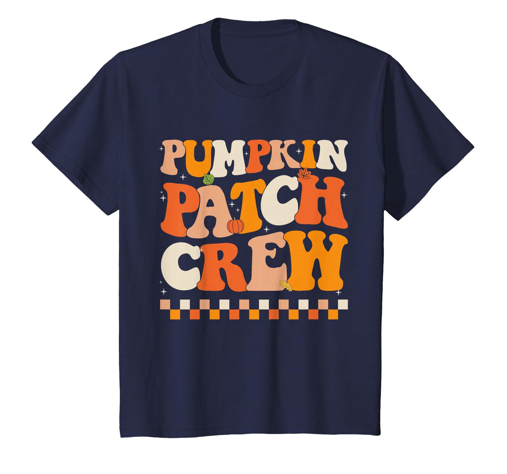 Groovy Pumpkin Patch Crew Pumpkin Patch Crew Fall Halloween T-Shirt
