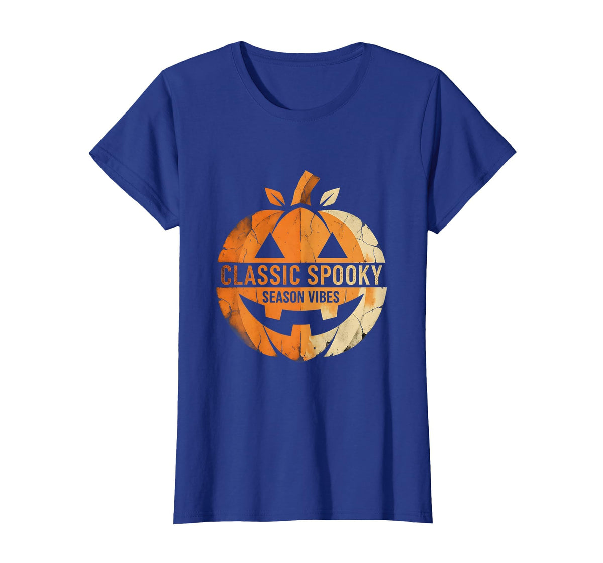 Classic Spooky Season Vibes Vintage Halloween Design T-Shirt