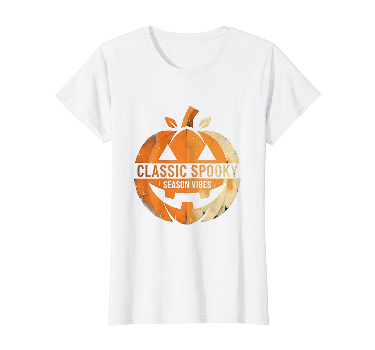 Classic Spooky Season Vibes Vintage Halloween Design T-Shirt