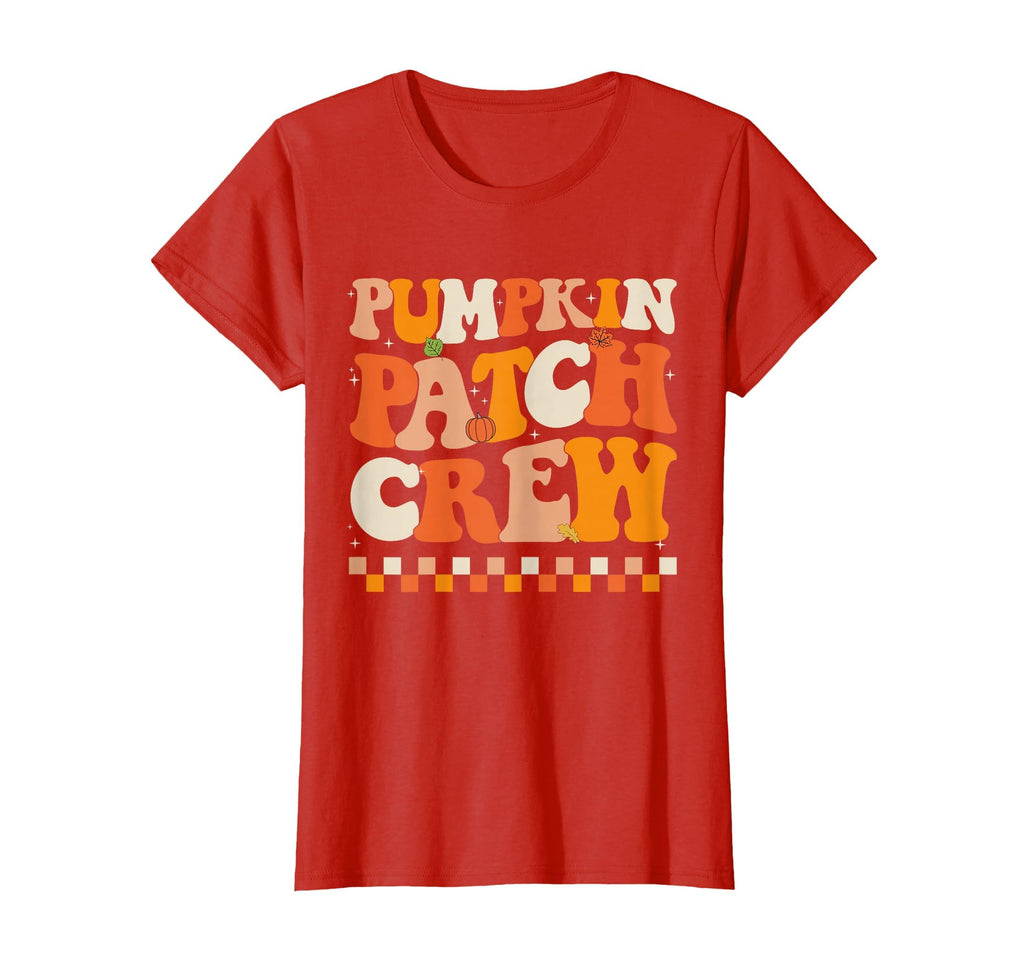 Groovy Pumpkin Patch Crew Pumpkin Patch Crew Fall Halloween T-Shirt