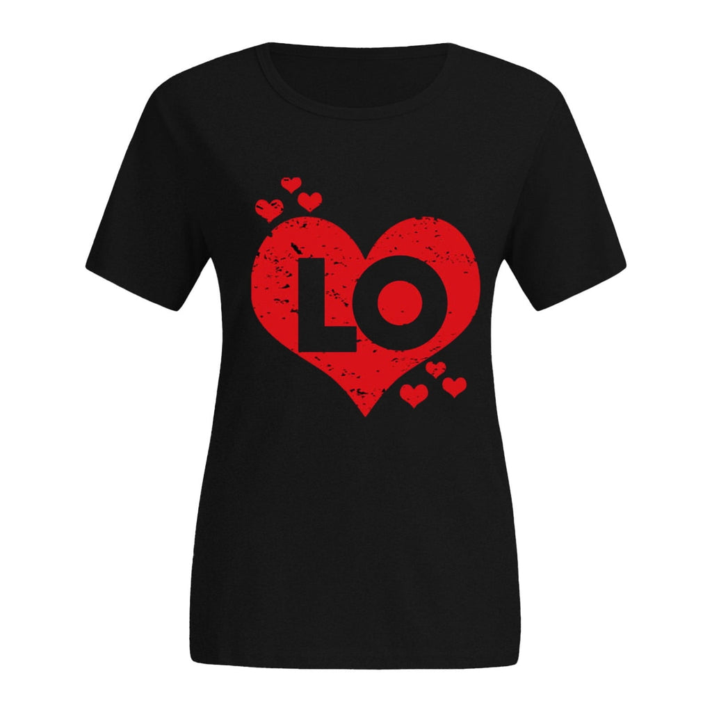 Moocorvic Valentine's Day T-shirt, Love Heart Graphic Tee, Love Shirt, Couple Valentines T Shirt, Short Sleeve Round Neck T-shirt Valentine Design