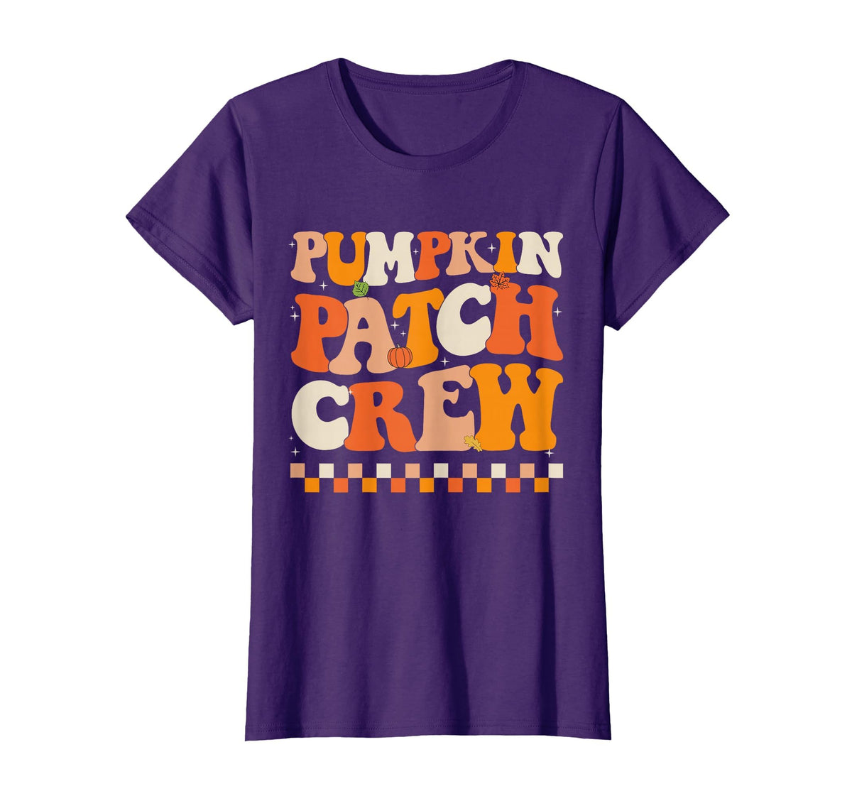Groovy Pumpkin Patch Crew Pumpkin Patch Crew Fall Halloween T-Shirt