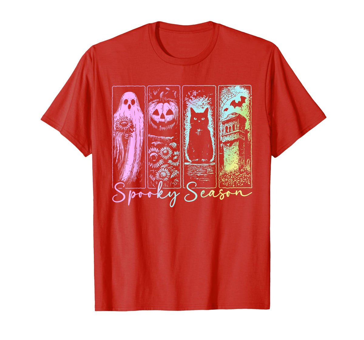 Vintage Halloween Horror Spooky Season T-Shirt