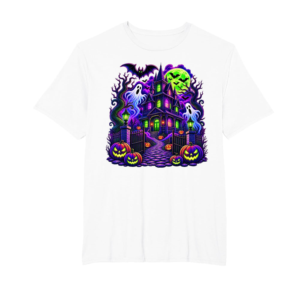 Vintage Halloween Spooky Scene Pumpkin Scary Costume Graphic T-Shirt