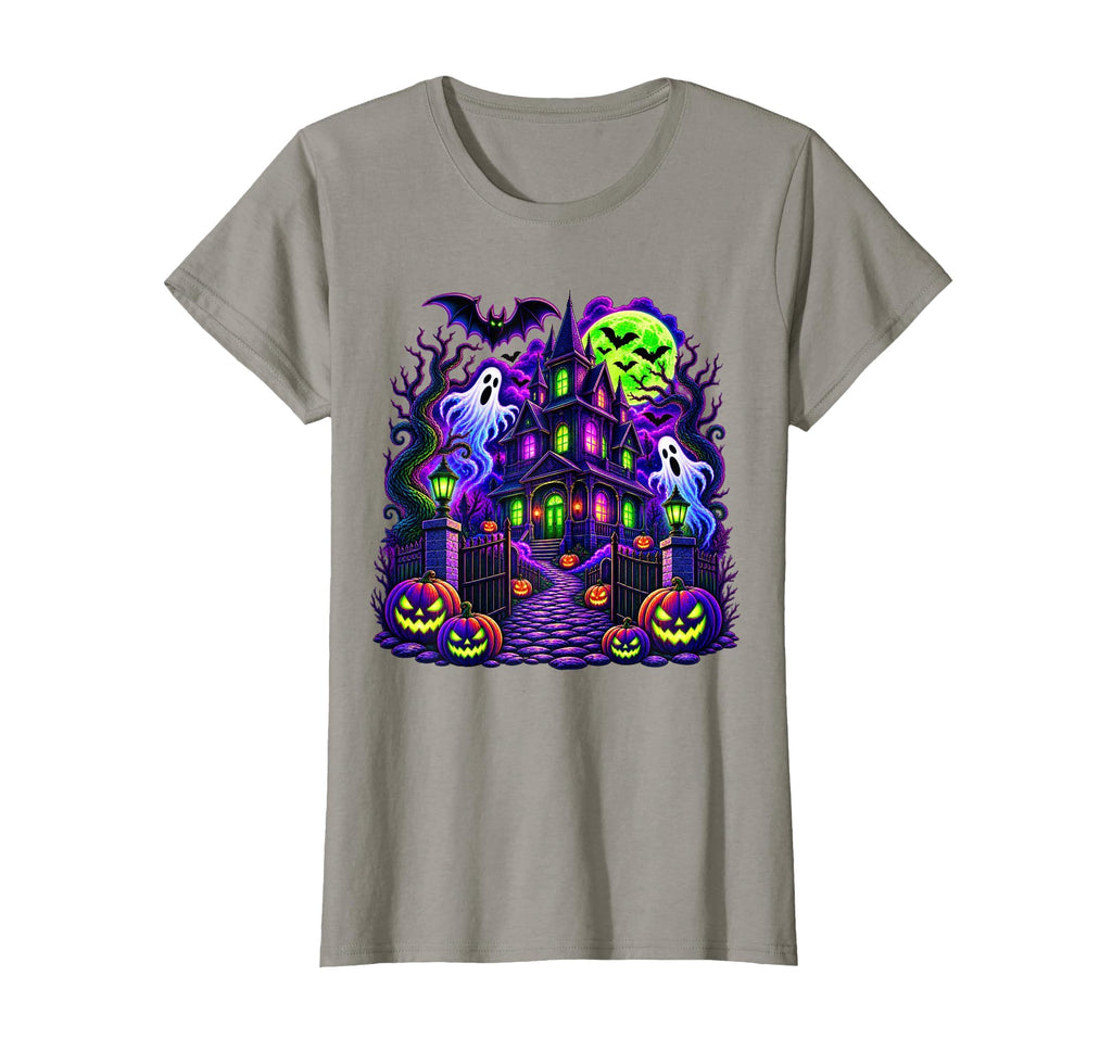 Vintage Halloween Spooky Scene Pumpkin Scary Costume Graphic T-Shirt