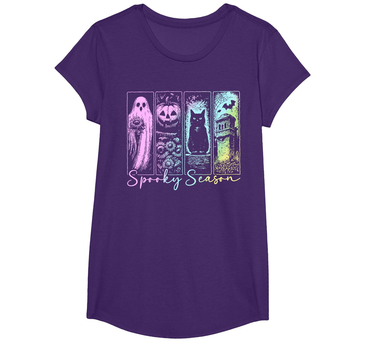Vintage Halloween Horror Spooky Season T-Shirt