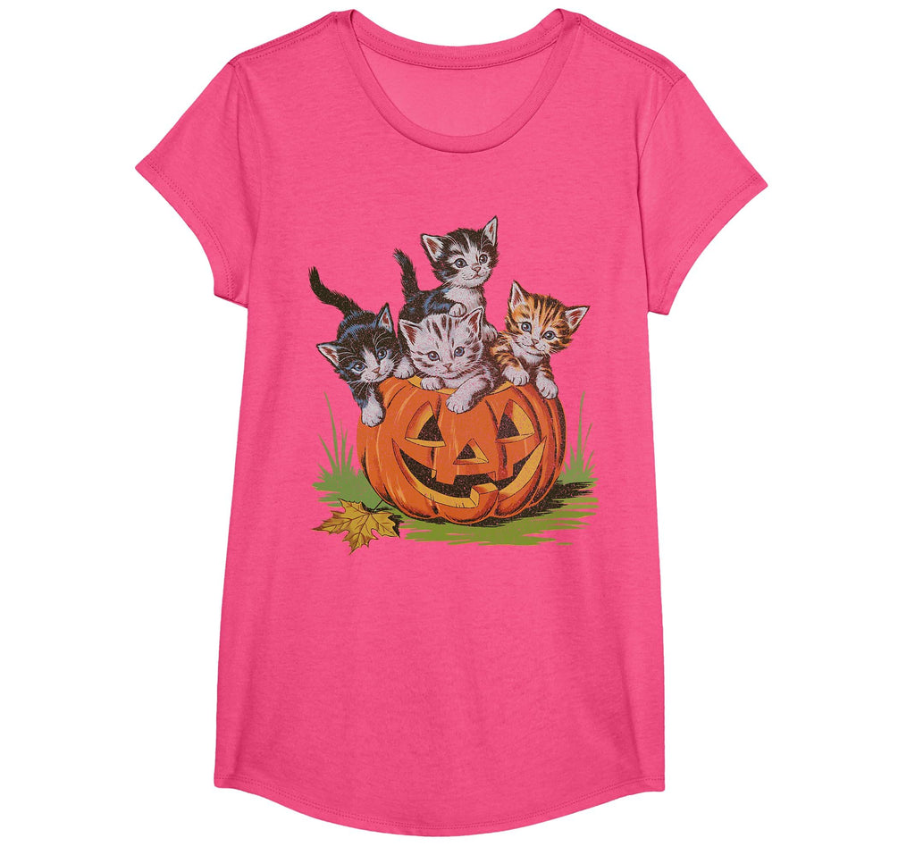 Halloween Vintage 90s Cat Pumpkin Spooky Season Men Women T-Shirt