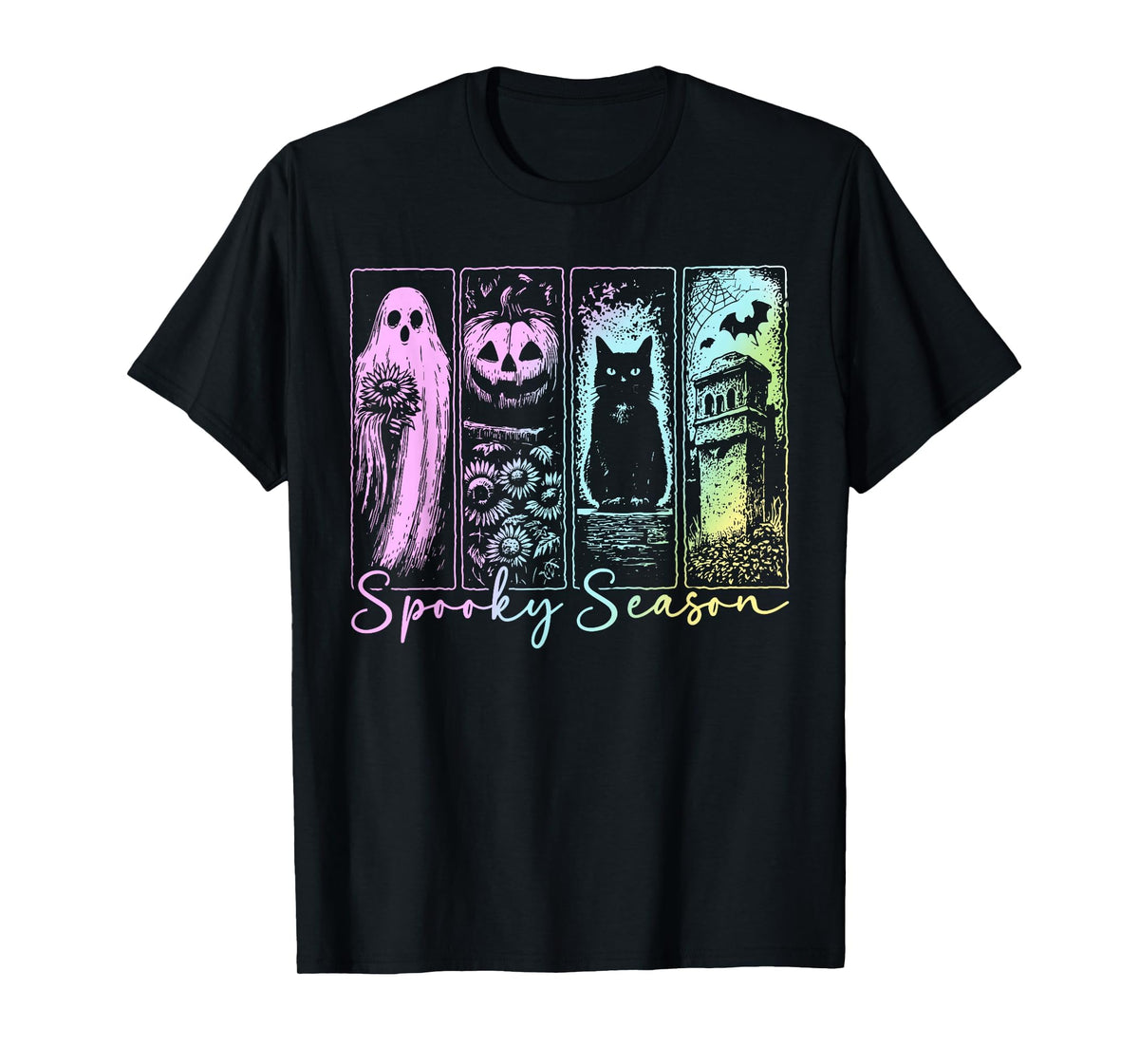 Vintage Halloween Horror Spooky Season T-Shirt