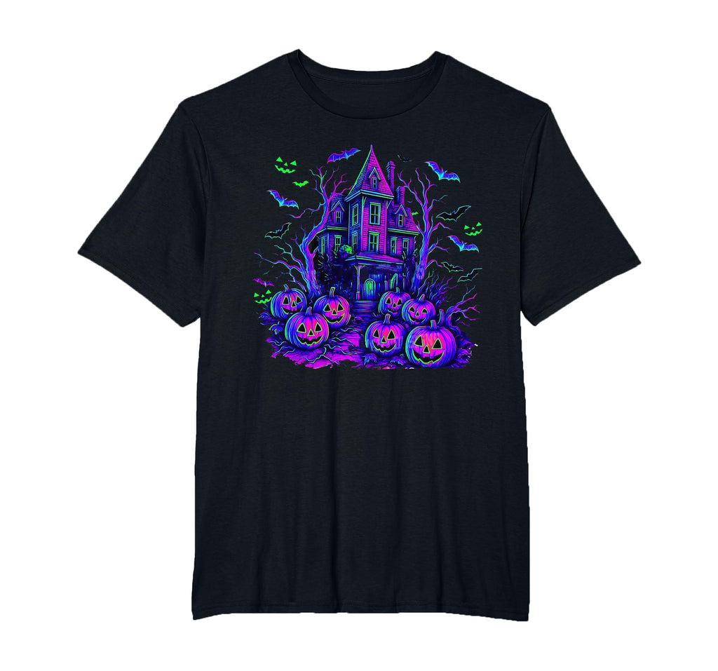 Vintage Halloween Spooky Scene Retro Pumpkin Scary Season T-Shirt