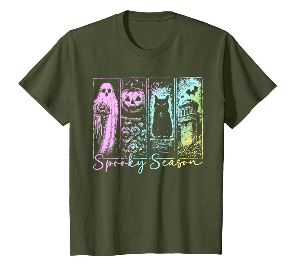 Vintage Halloween Horror Spooky Season T-Shirt