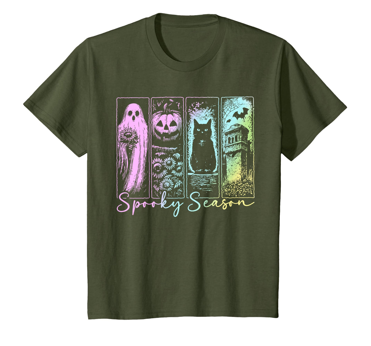 Vintage Halloween Horror Spooky Season T-Shirt