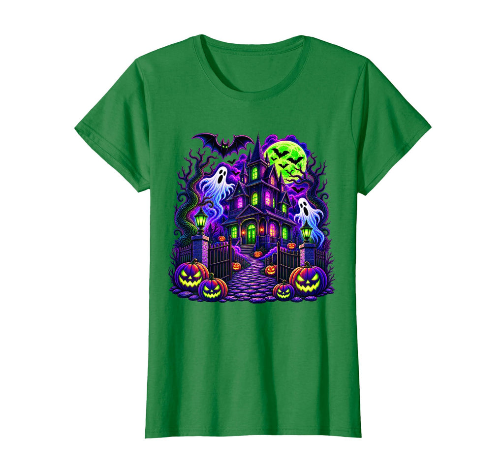 Vintage Halloween Spooky Scene Pumpkin Scary Costume Graphic T-Shirt