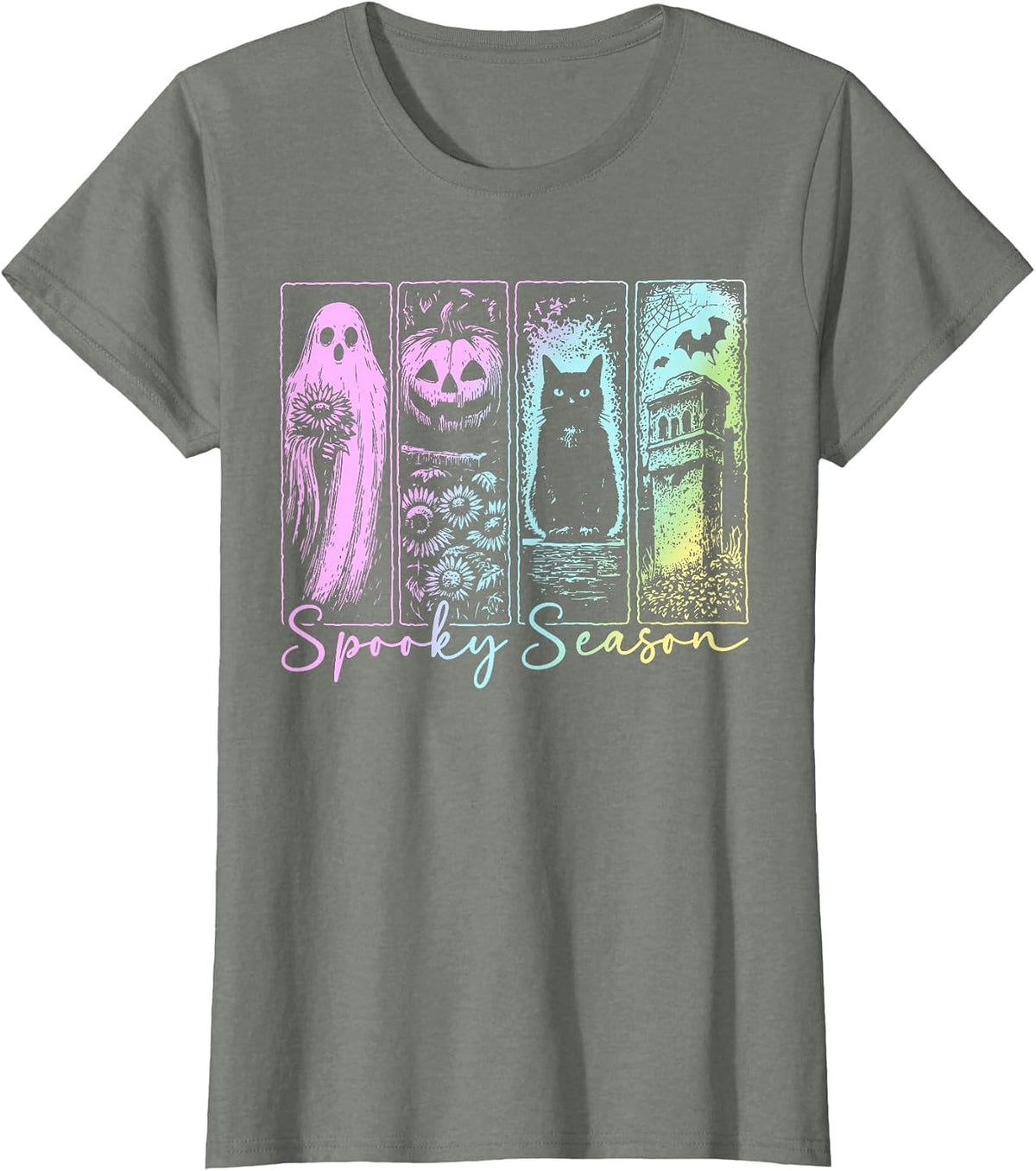 Vintage Halloween Horror Spooky Season T-Shirt