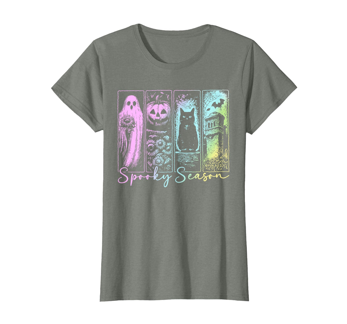 Vintage Halloween Horror Spooky Season T-Shirt