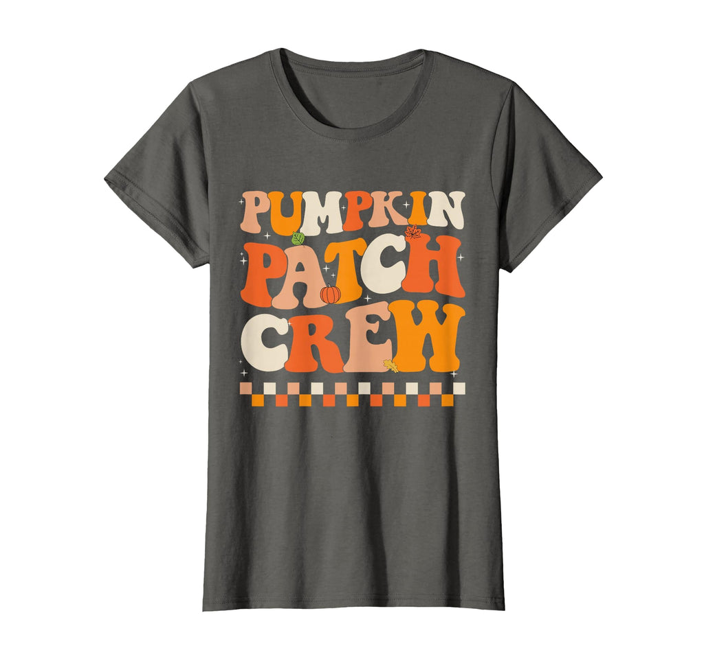 Groovy Pumpkin Patch Crew Pumpkin Patch Crew Fall Halloween T-Shirt
