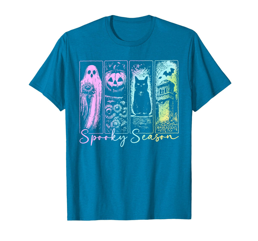 Vintage Halloween Horror Spooky Season T-Shirt