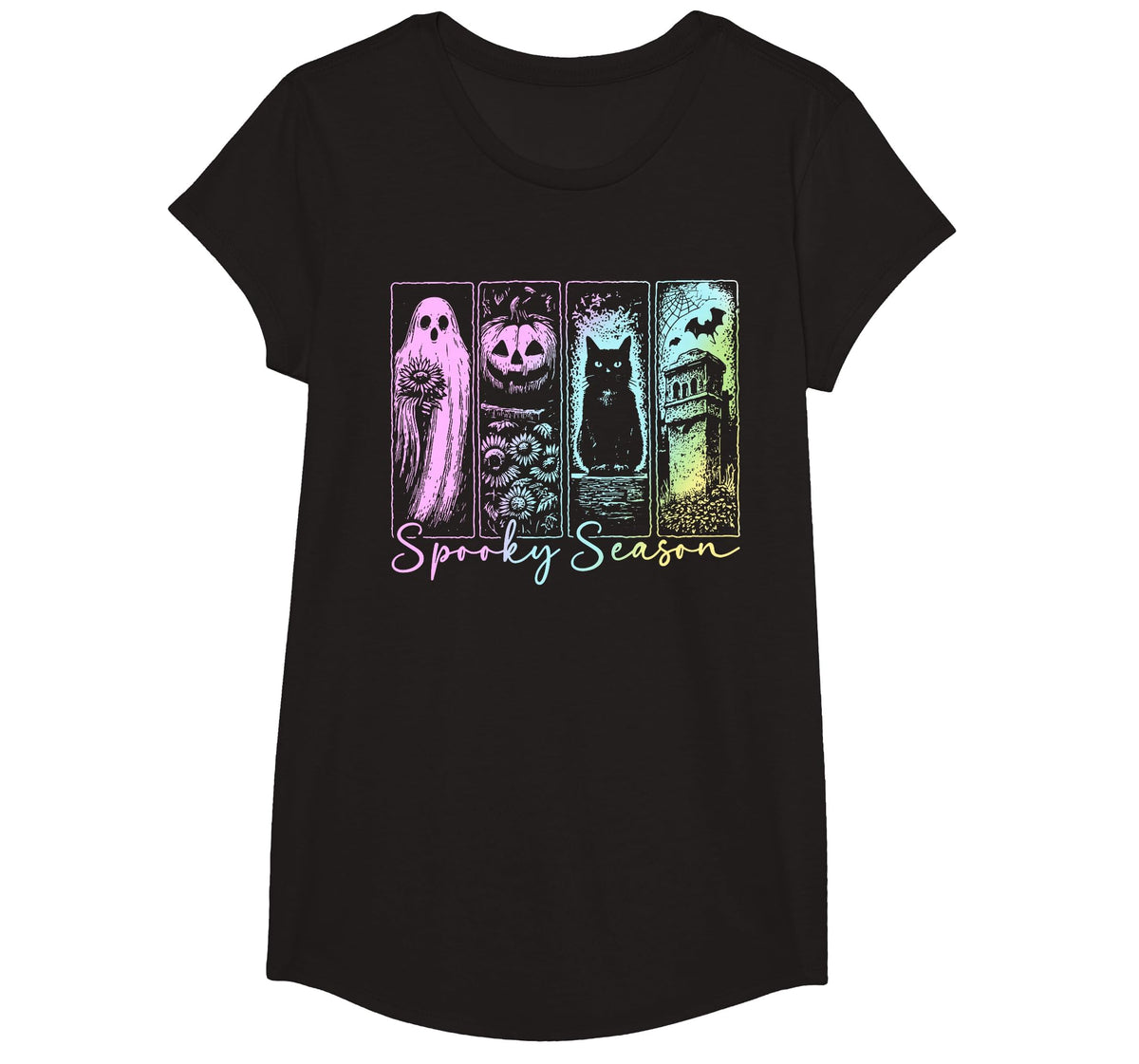 Vintage Halloween Horror Spooky Season T-Shirt