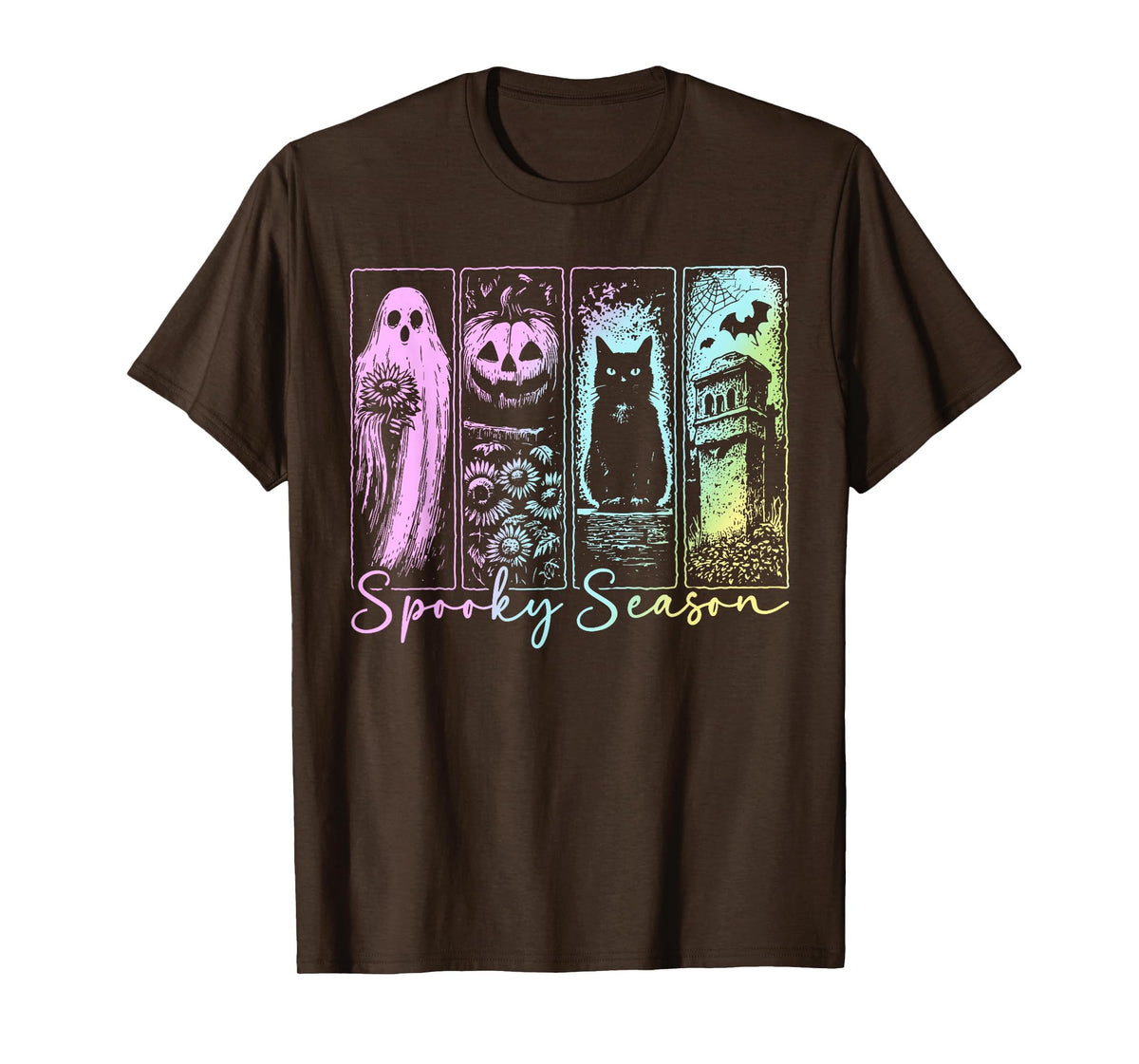 Vintage Halloween Horror Spooky Season T-Shirt