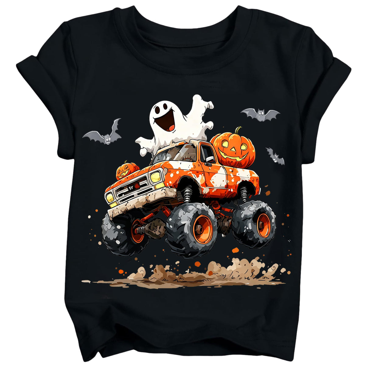 Happy Boys Halloween Shirt Kids Pumpkin T-Shirts 2026 3T-10T