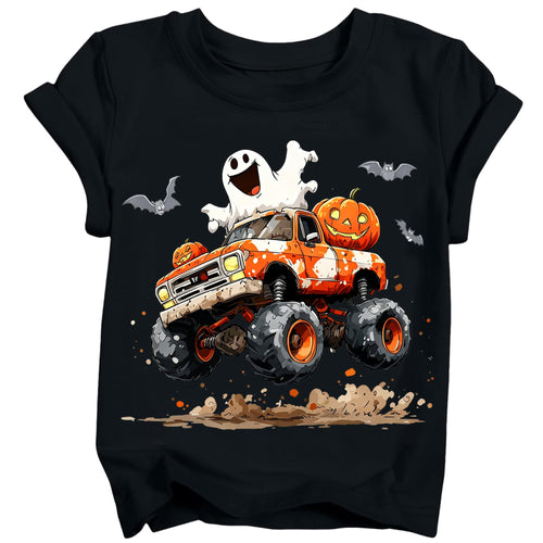 Happy Boys Halloween Shirt Kids Pumpkin T-Shirts 2026 3T-10T