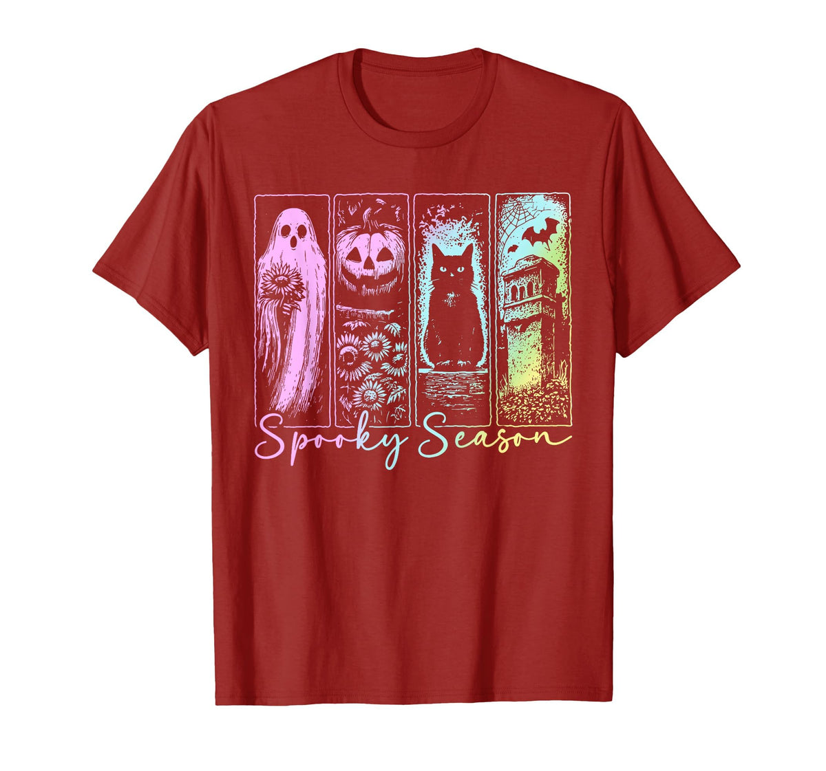Vintage Halloween Horror Spooky Season T-Shirt
