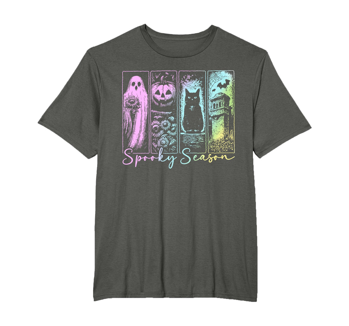 Vintage Halloween Horror Spooky Season T-Shirt