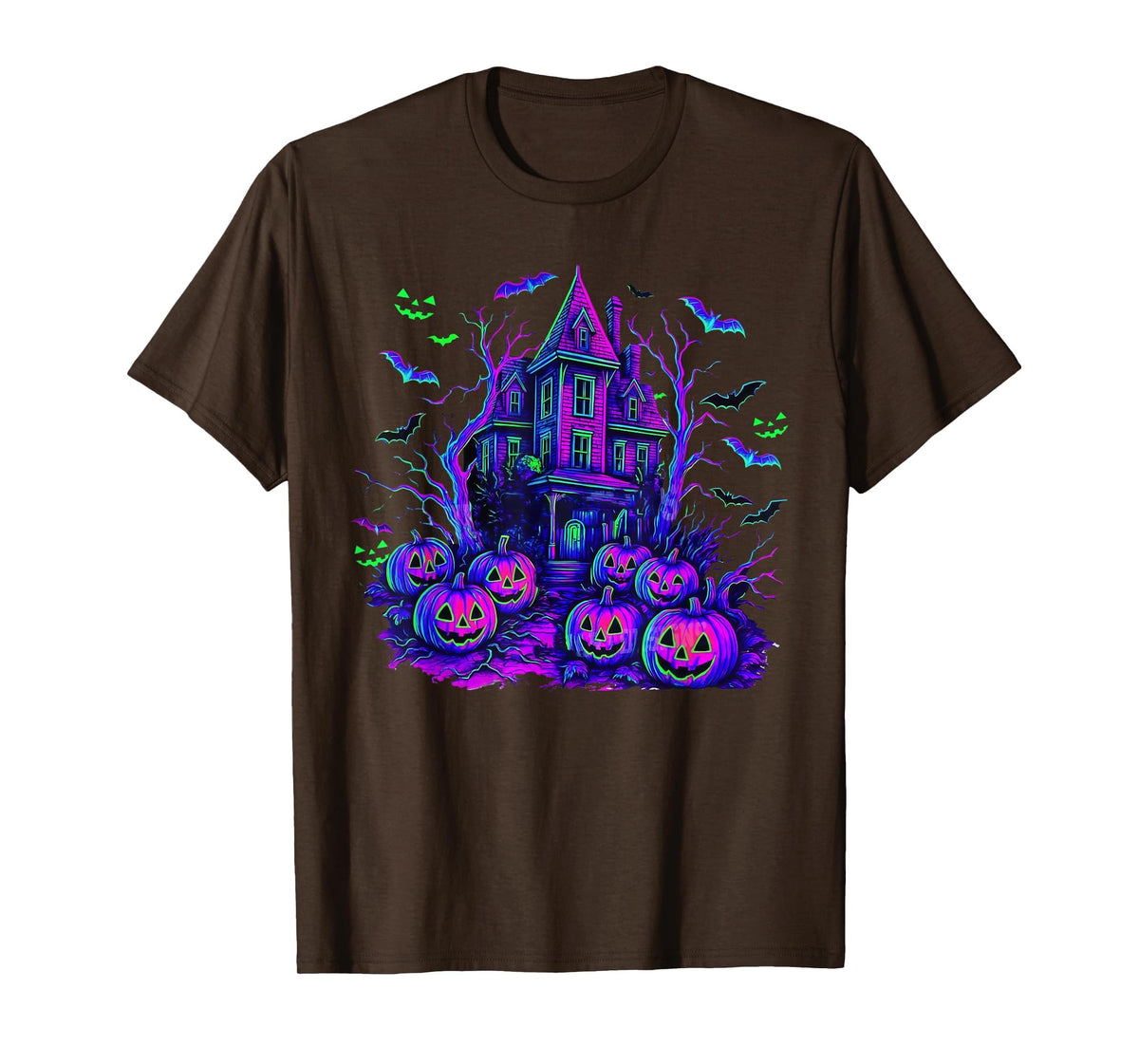 Vintage Halloween Spooky Scene Retro Pumpkin Scary Season T-Shirt