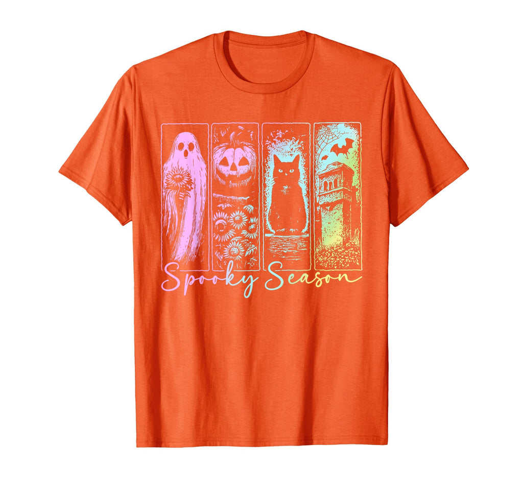 Vintage Halloween Horror Spooky Season T-Shirt