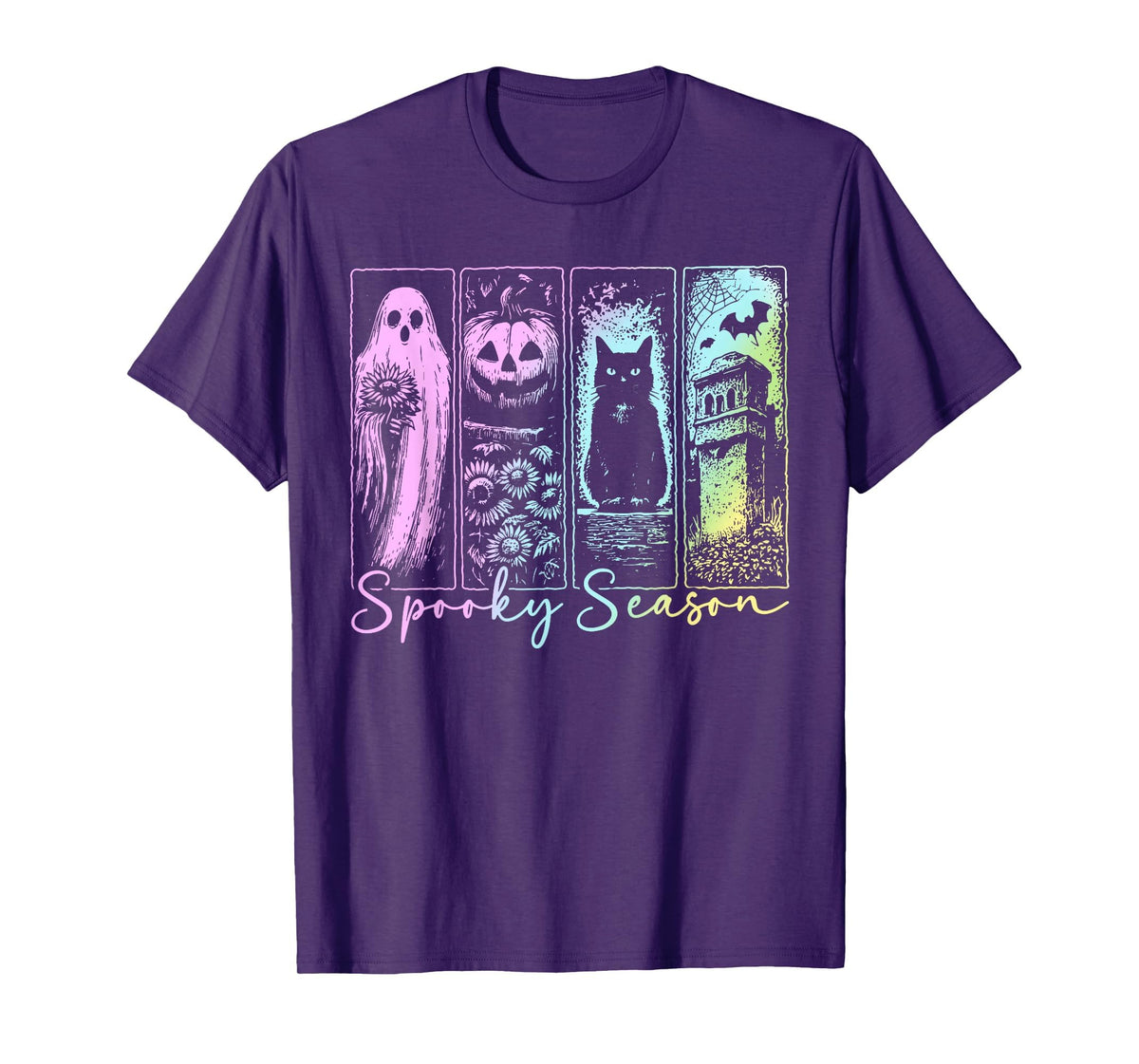 Vintage Halloween Horror Spooky Season T-Shirt