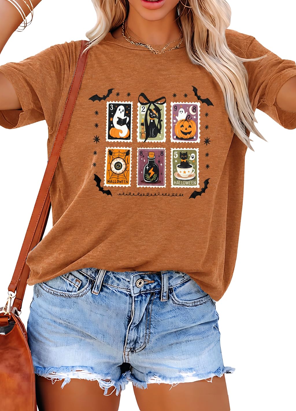 Halloween Spooky Shirt for Women: Spooky Season Tshirt Funny Ghost T-Shirt