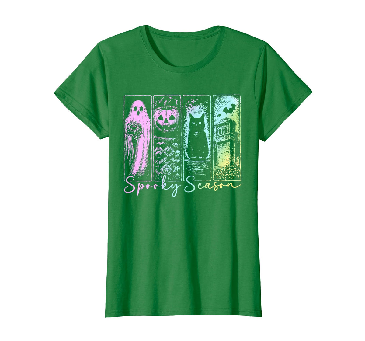 Vintage Halloween Horror Spooky Season T-Shirt
