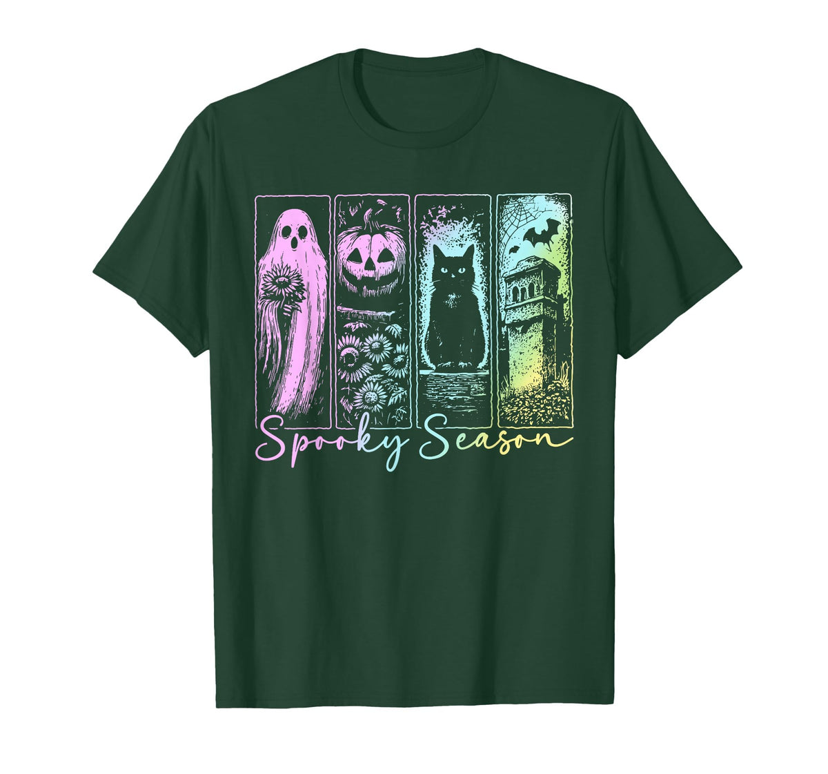 Vintage Halloween Horror Spooky Season T-Shirt