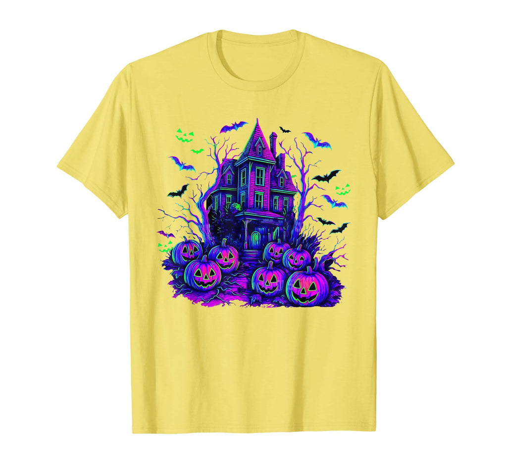 Vintage Halloween Spooky Scene Retro Pumpkin Scary Season T-Shirt