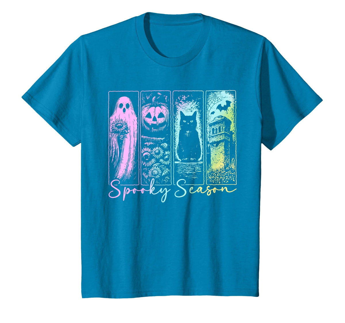 Vintage Halloween Horror Spooky Season T-Shirt