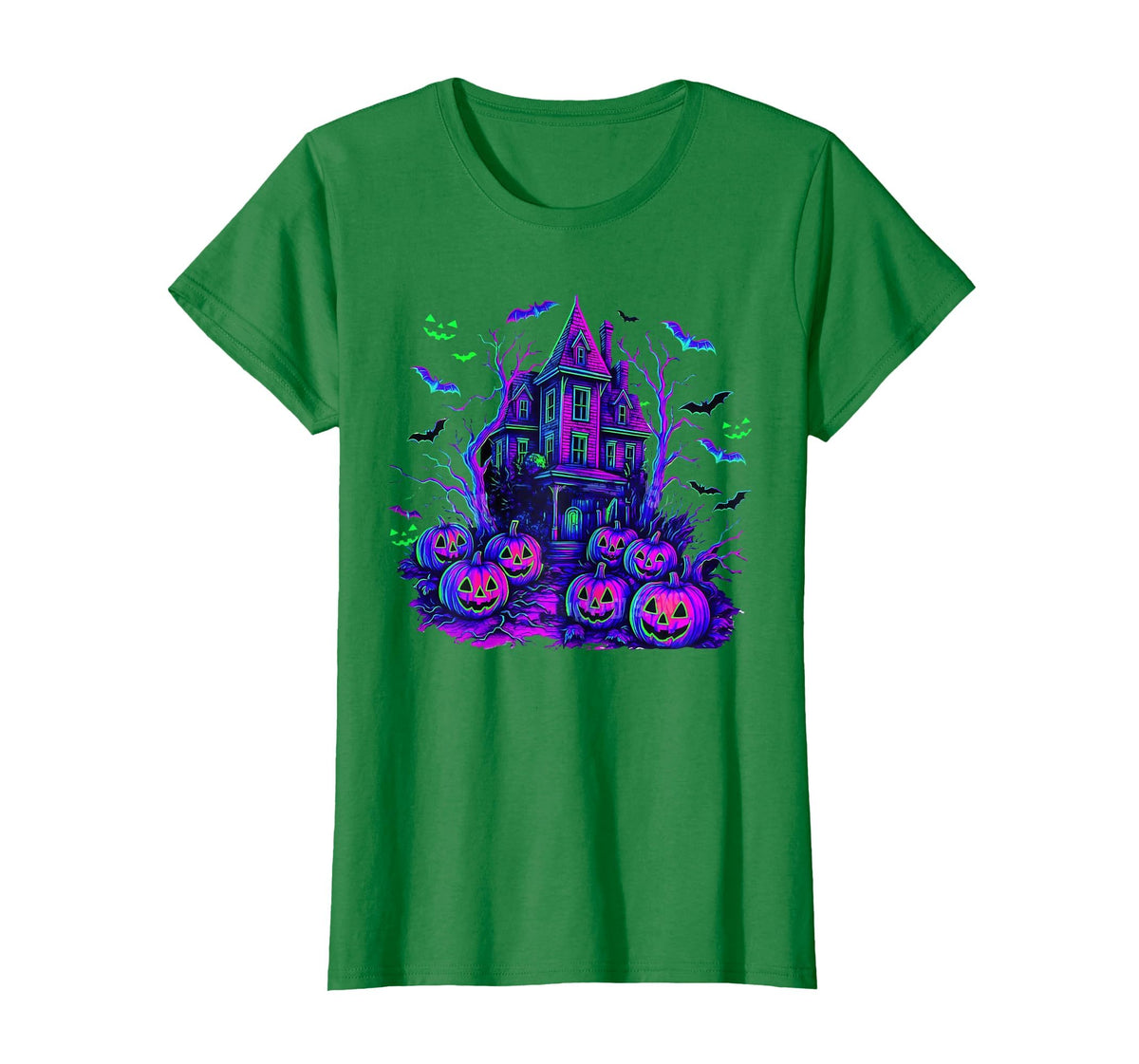 Vintage Halloween Spooky Scene Retro Pumpkin Scary Season T-Shirt