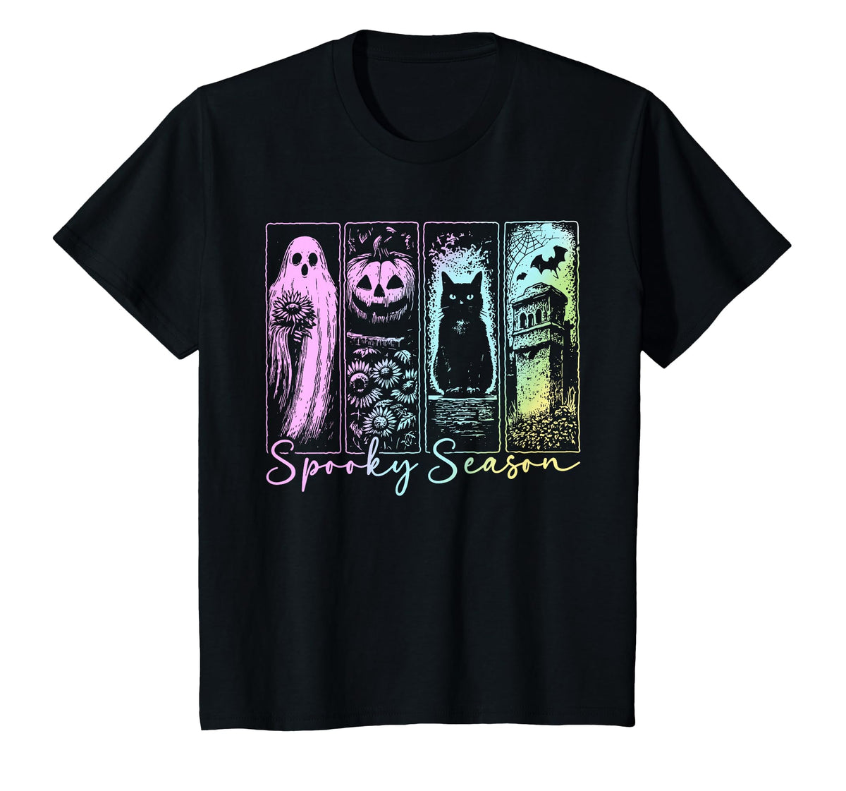 Vintage Halloween Horror Spooky Season T-Shirt