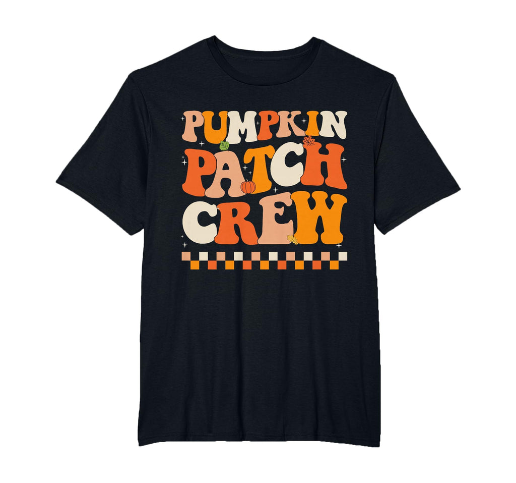 Groovy Pumpkin Patch Crew Pumpkin Patch Crew Fall Halloween T-Shirt