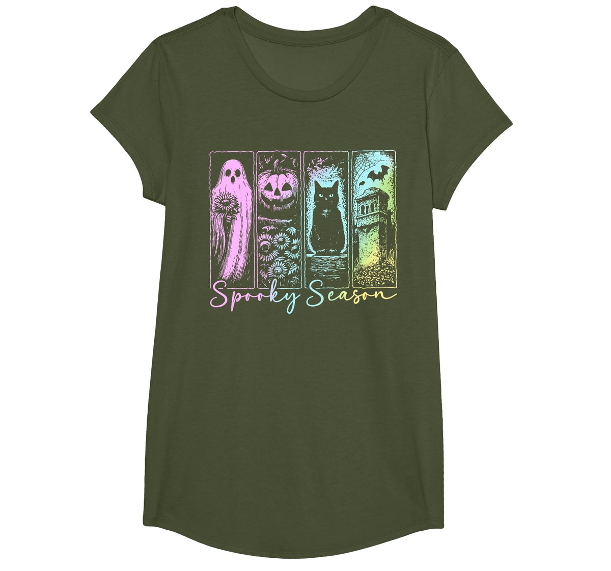 Vintage Halloween Horror Spooky Season T-Shirt