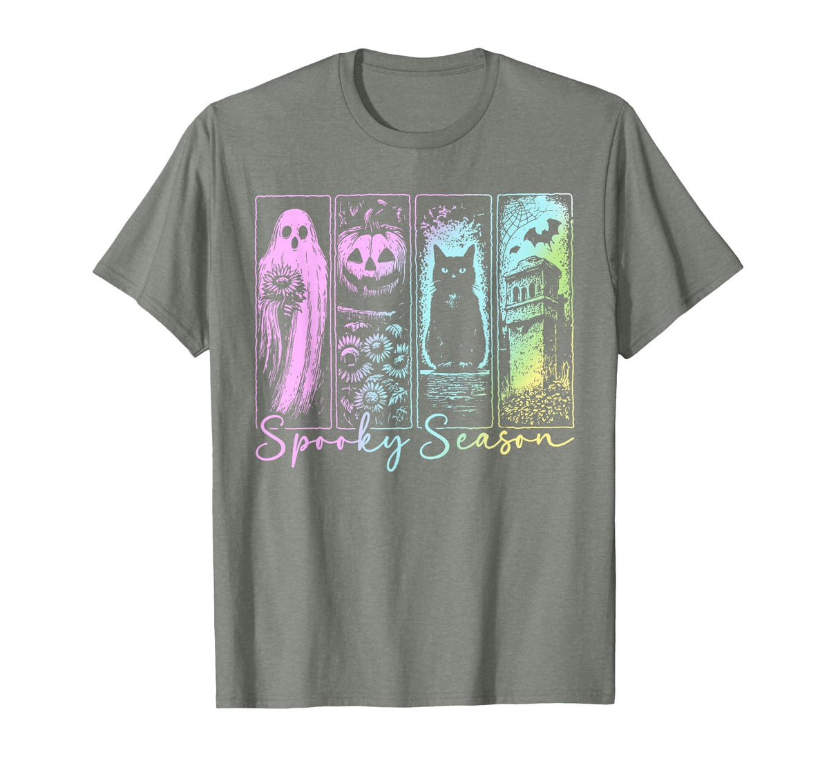 Vintage Halloween Horror Spooky Season T-Shirt