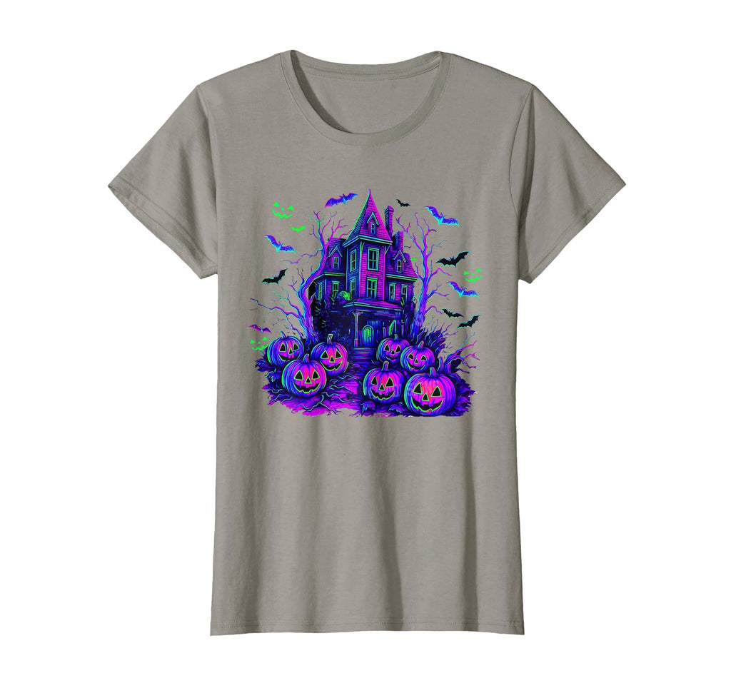 Vintage Halloween Spooky Scene Retro Pumpkin Scary Season T-Shirt