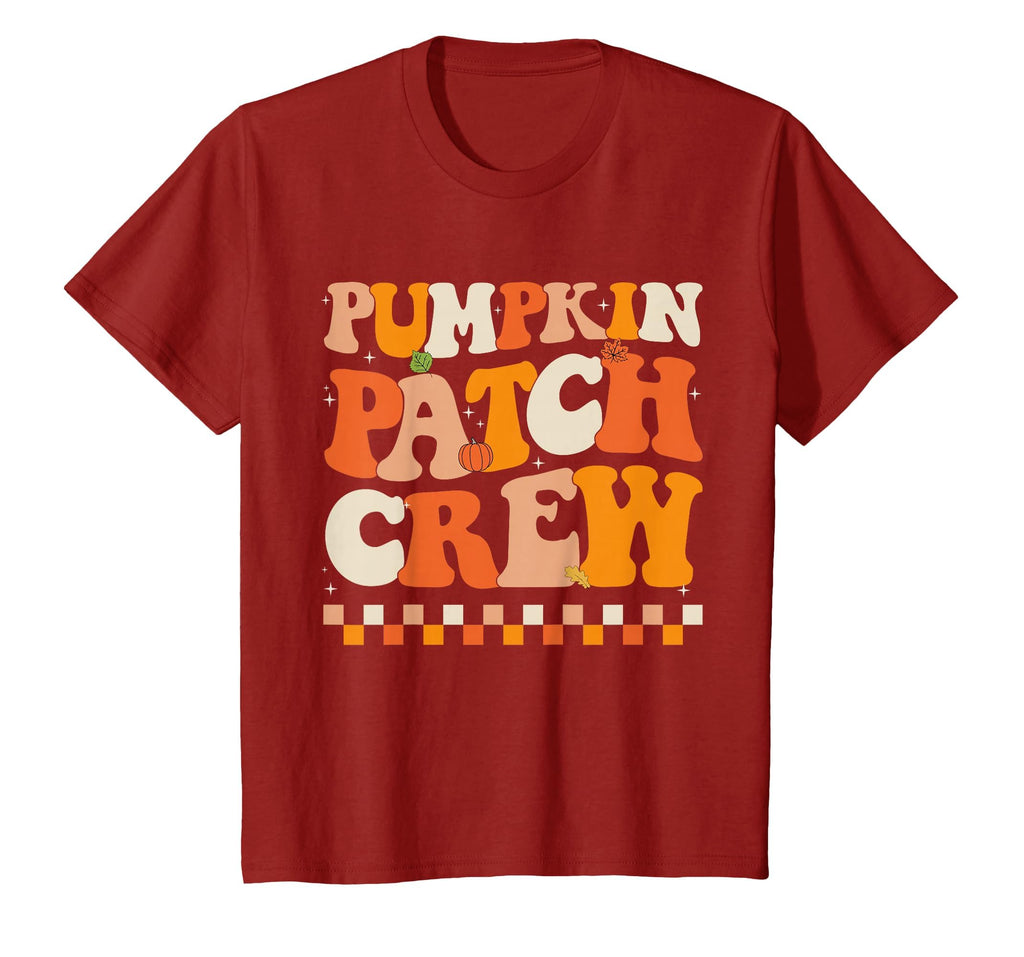 Groovy Pumpkin Patch Crew Pumpkin Patch Crew Fall Halloween T-Shirt