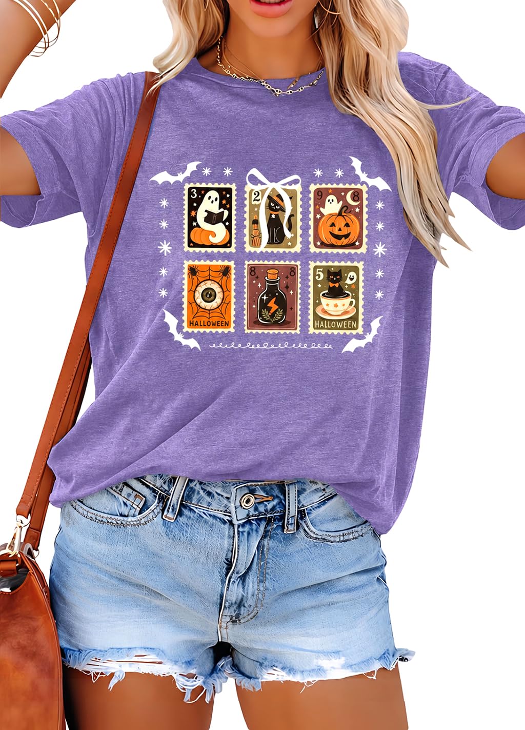 Halloween Spooky Shirt for Women: Spooky Season Tshirt Funny Ghost T-Shirt