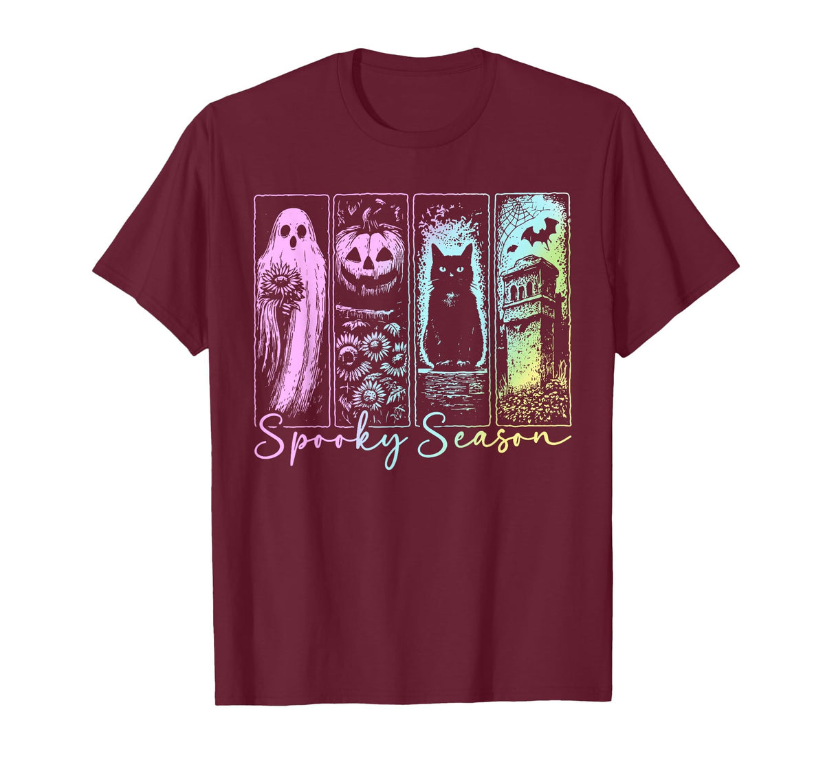 Vintage Halloween Horror Spooky Season T-Shirt